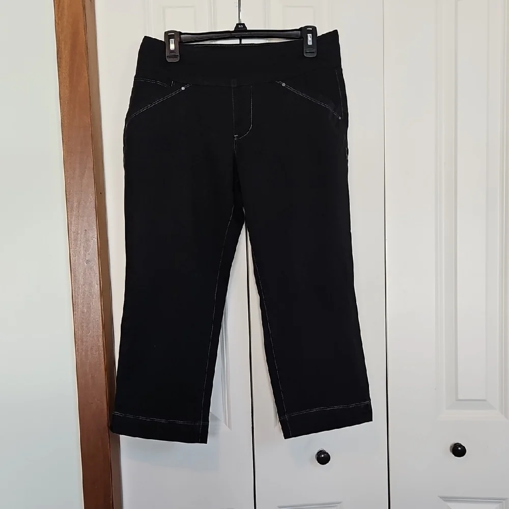 Jag Jeans Black Cropped Ankle Jeans - Picture 1 of 6